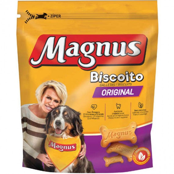 Biscoito Magnus Original Sem Corantes para Cães - 400 g