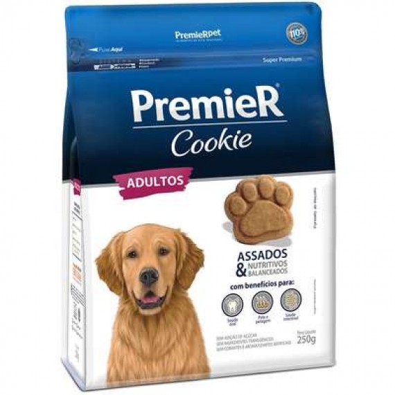 Petisco Premier Pet Super Premium Cookie Adulto Assados - 250g