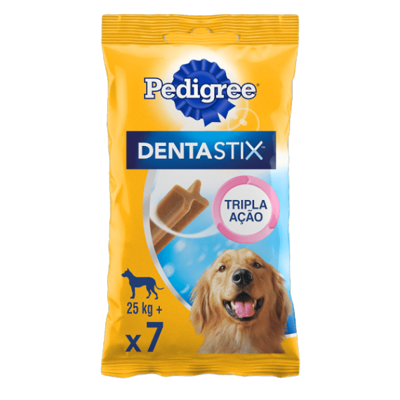 Petisco Pedigree Dentastix Cuidado Oral para Cães Adultos de Raças Grandes - 7 un