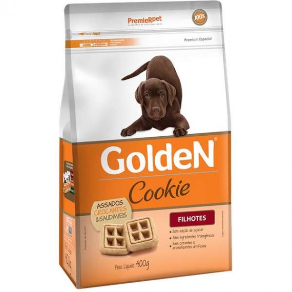 Biscoito Golden Premium Especial Cookie para Cães Filhotes - 350g