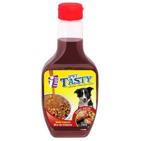  Molho para Ração Tasty da Ipet sabor Carne para Cães