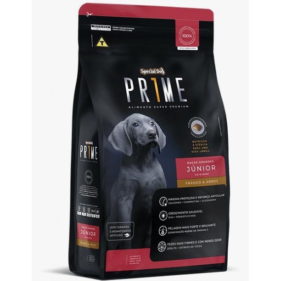 Ração Special Dog Prime Super Premium Junior de Raças Grandes - 15 Kg
