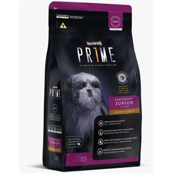 Ração Special Dog Prime Super Premium Junior de Raças Pequenas - 1 Kg