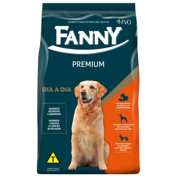  Ração Seca Fanny  Dia a Dia Premium para Cães - 25kg