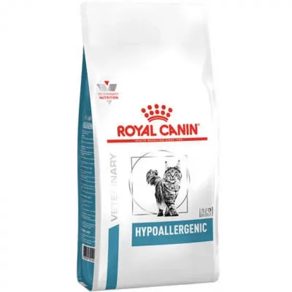 Ração Royal Canin Hypoallergenic Veterinary Gatos com Alergia Alimentar - 4 Kg