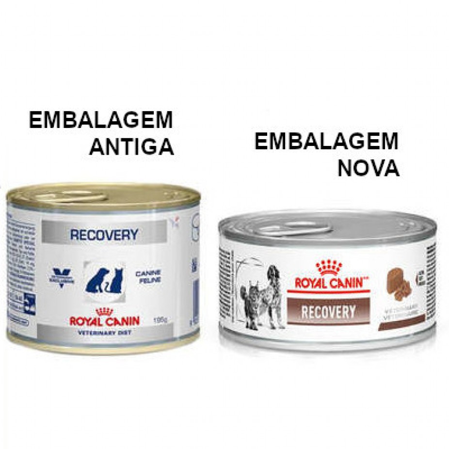 Ração Úmida Lata Recovery da Royal Canin Veterinary para Cães e