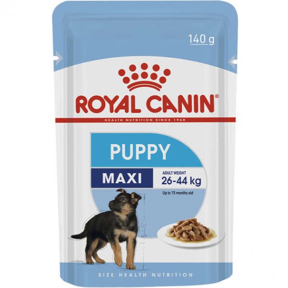 Ração Úmida Royal Canin Sachê para Cães Filhotes de Raças Grandes - 140 g