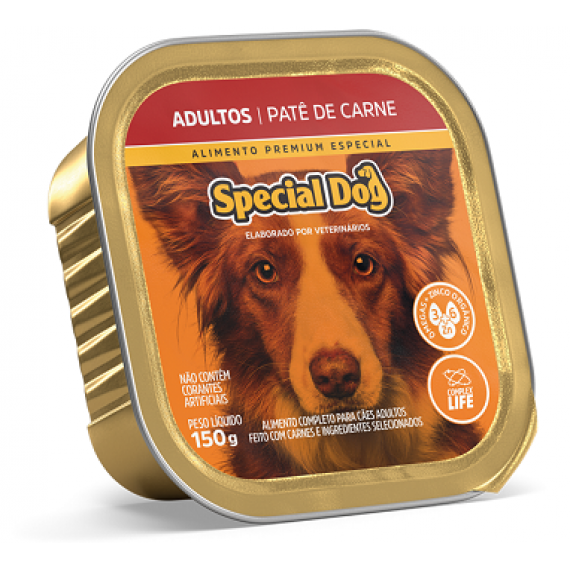 Ração Úmida da Special Dog Tipo Patê para Cães