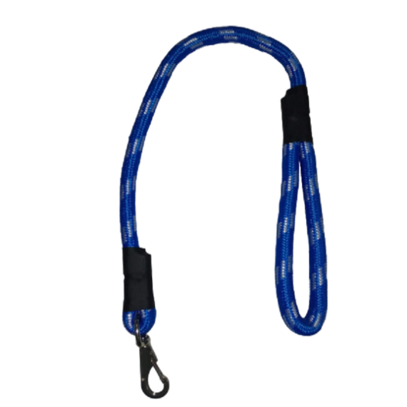 Guia de 80 cm para Cães de Porte Médio e Grande - Azul