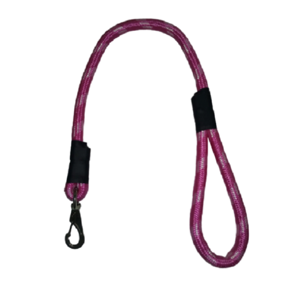 Guia de 80 cm para Cães de Porte Médio e Grande - Rosa