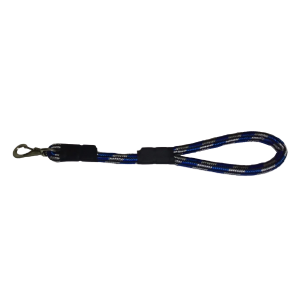 Guia de Corda Roliça para Cães na cor Azul - 47 cm