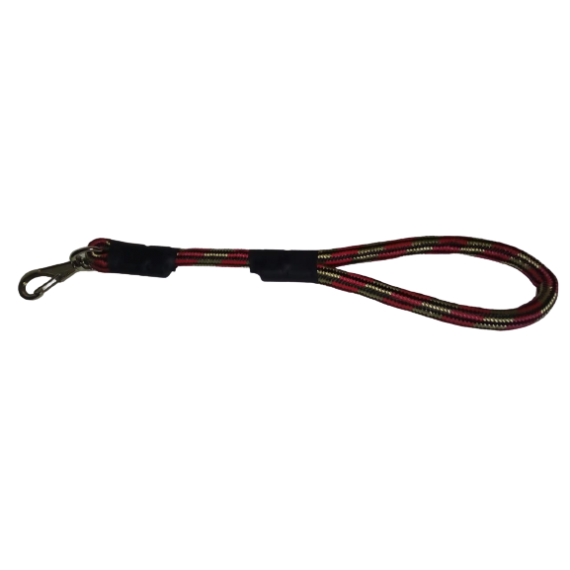 Guia de Corda Roliça para Cães na cor Vermelha - 47 cm