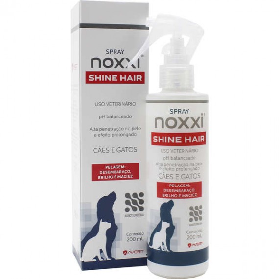  Shampoo Spray Noxxi Shine Hair da Avert para Cães e Gatos