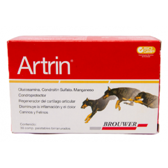Anti-inflamatório Brouwer Artrin Condroprotetor com 30 comprimidos