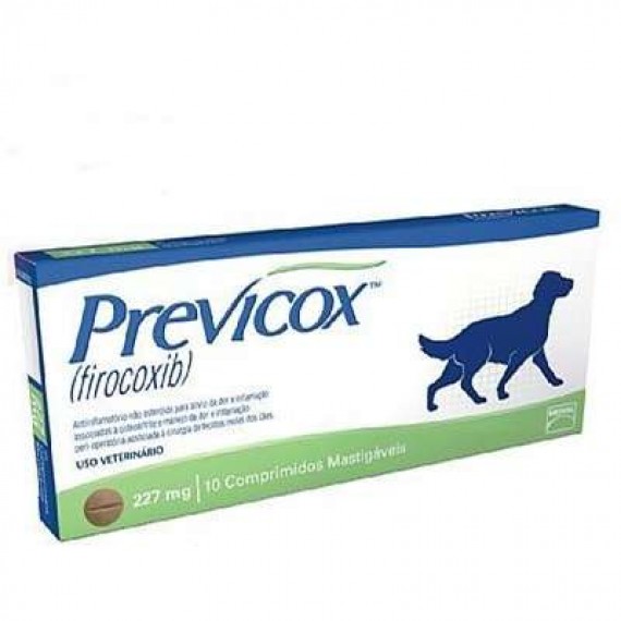 Anti-Inflamátório Previcox 227 mg da Agener União para Cães - 10 Comprimidos