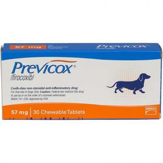 Anti-Inflamátório Previcox 57 mg da Agener União para Cães - 10 Comprimidos