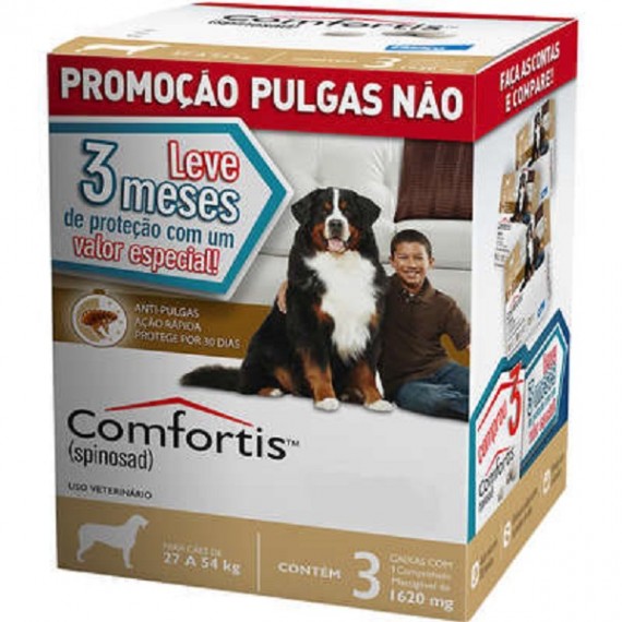 Antipulgas Comfortis da Elanco para Cães de 27 a 54 kg 