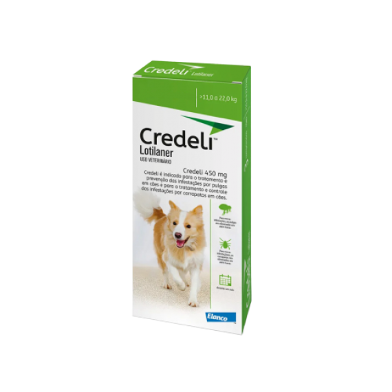 Antipulgas e Carrapatos Credeli para Cães - 11 a 22 Kg - 1 Tablete