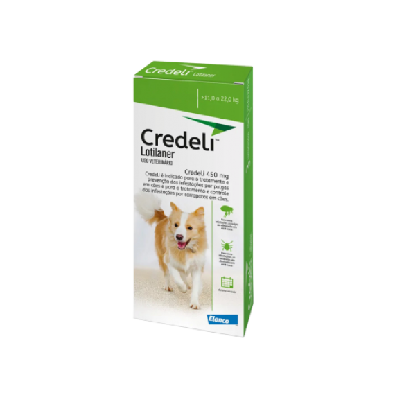 Antipulgas e Carrapatos Credeli para Cães - 11 a 22 Kg - 1 Comprimido