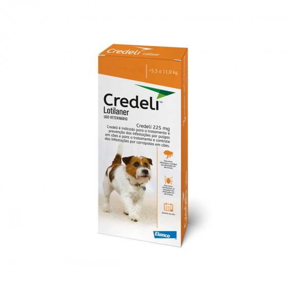 Antipulgas e Carrapatos Credeli para Cães - 5,5 a 11 Kg - 1 Comprimido