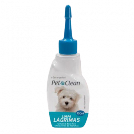 Limpa Lágrimas da Pet Clean para Cães e Gatos - 100 ml