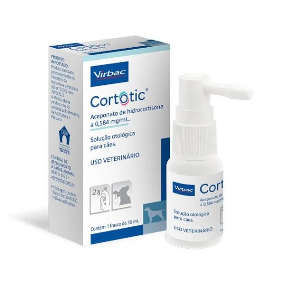 Cortotic Solução Otológica da Virbac para Cães - 16ml