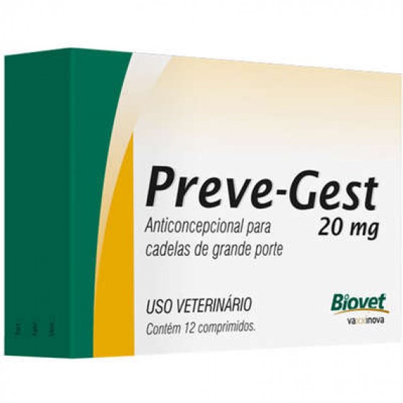 Anticoncepcional Preve-Gest 20 mg da Biovet 