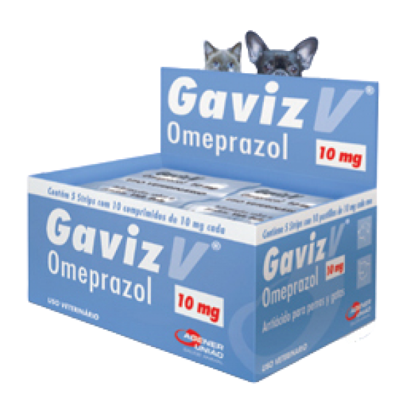 Antiácido Gaviz V Omeprazol de 10 mg da Agener União - 10 comprimidos