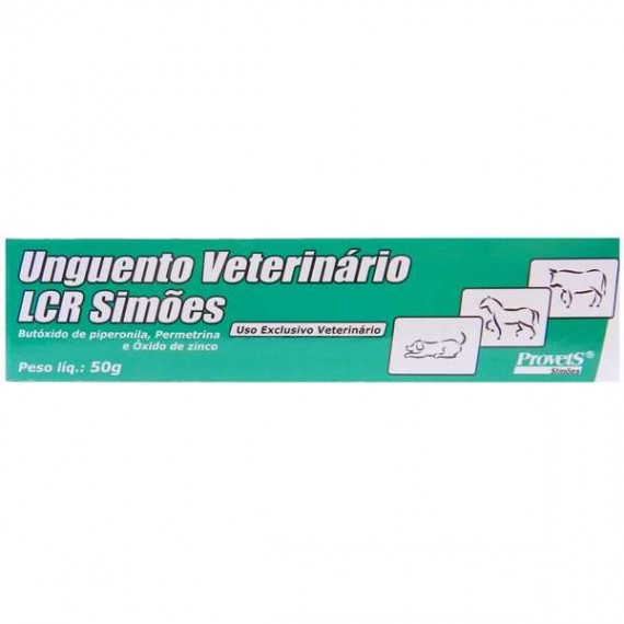 Repelente de Insetos e Larvicida  Unguento Veterinário LCR Simões da Provets 