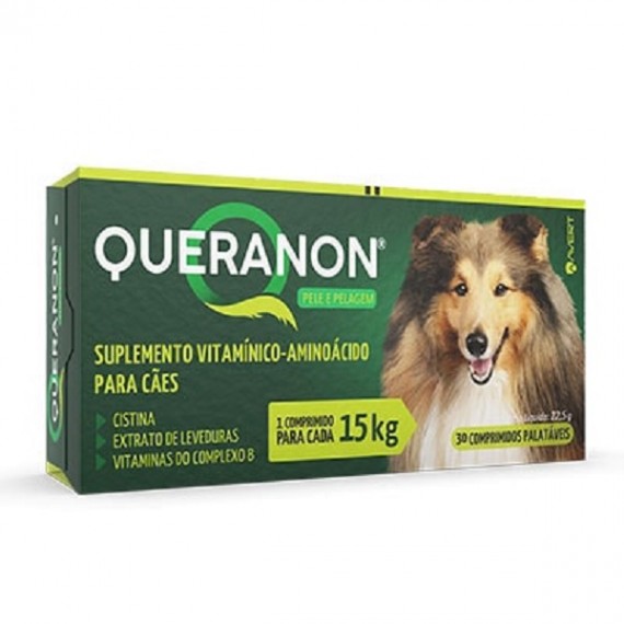 Queranon Suplemento Vitamínico aminoácido para Cães - 15 Kg