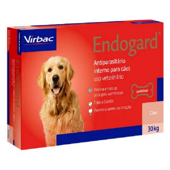 Vermífugo Endogard para Cães até 30 Kg da Virbac