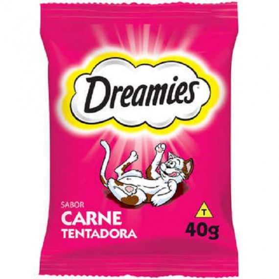 Petisco Dreamies para Gatos Adultos Sabor Carne - 40g