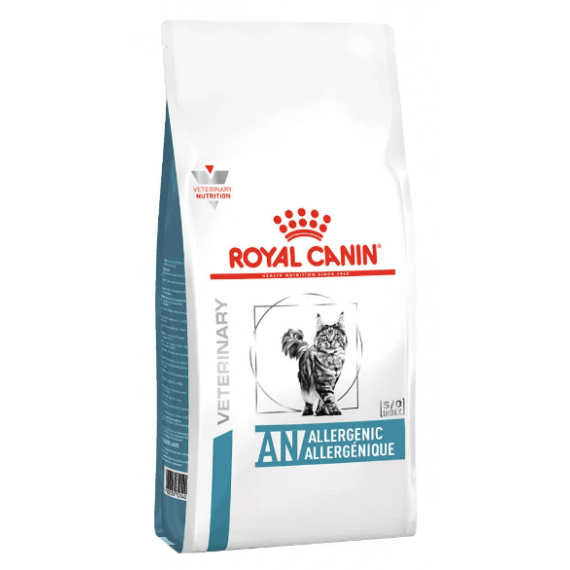 Ração Royal Canin Feline Veterinary ANallergenic para Gatos Adultos com Alergia - 2,5 Kg