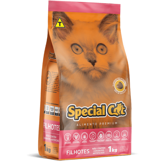  Ração Special Cat Premium para Gatos Filhotes - 1 Kg