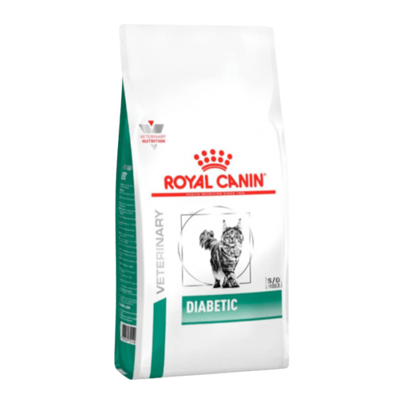 Ração Royal Canin Veterinary Diabetic para Gatos Adultos com Diabetes - 1,5 kg