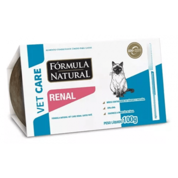 Ração Úmida Vet Care Fórmula Natural Renal Gatos - 100 g
