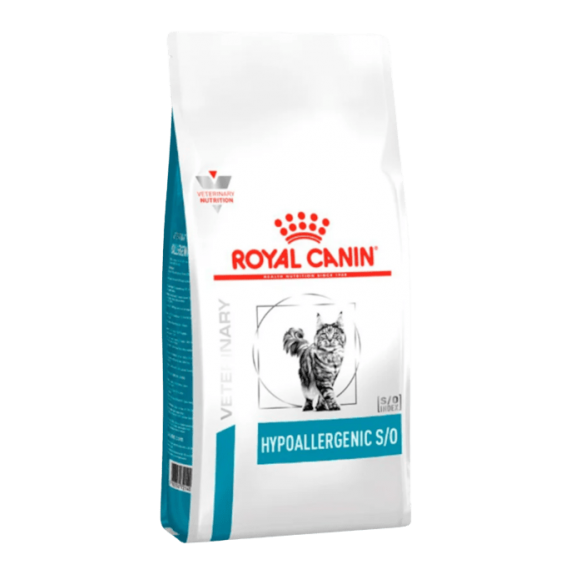 Ração Royal Canin Hypoallergenic Veterinary Gatos com Alergia Alimentar - 1,5 Kg