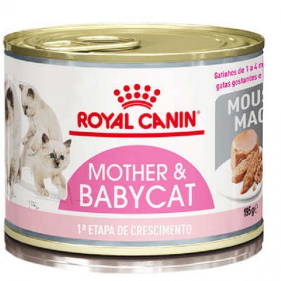 Ração Royal Canin Lata Mother & Baby Cat para Gatos Filhotes - 195 g