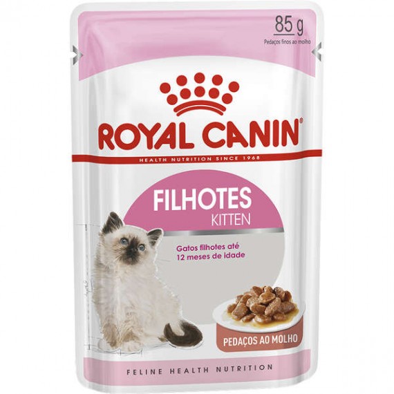 Ração Úmida Royal Canin Sachê Gatos Filhotes Kitten - 85g