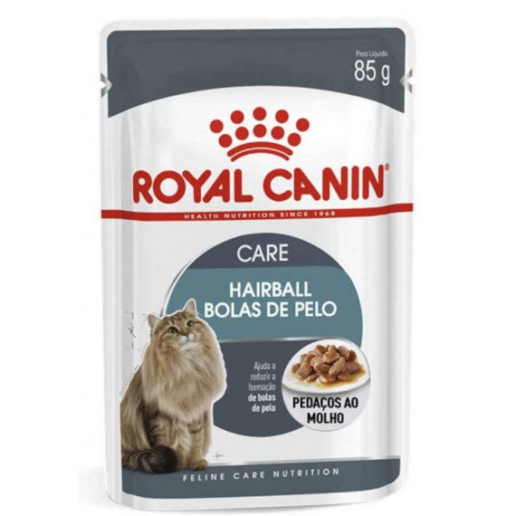 Sachê Royal Canin Feline Care  Hairball Bola de Pelo para Gatos  - 85g