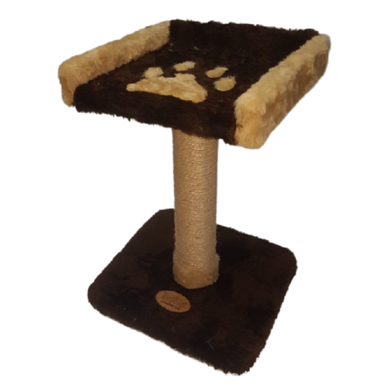 Brinquedo arranhador para Gato com 2 Bases Acarpetada e Sisal