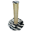 Brinquedo arranhador tipo Poste com Base Acarpetada com Sisal