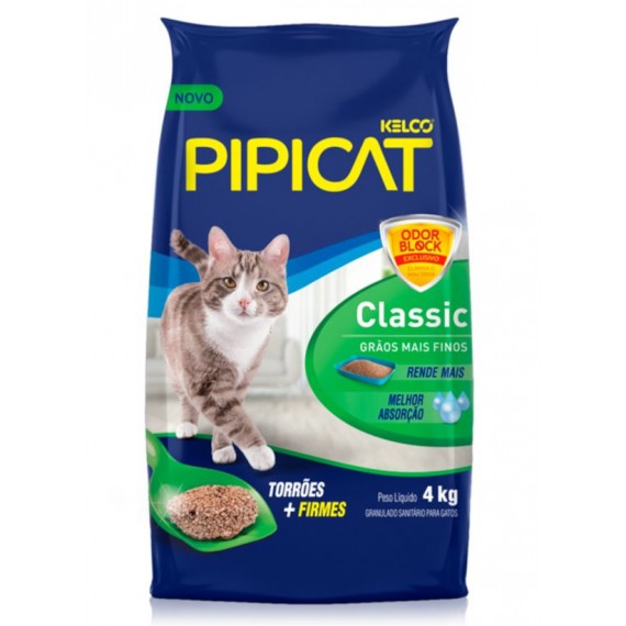 Granulado Sanitária Pipicat Classic Grãos Finos da Kelco