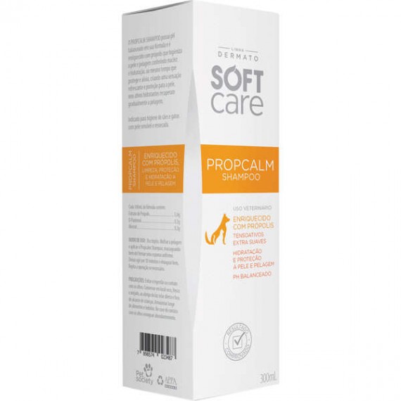 Shampoo Soft Care Propcalm da Pet Society - 300 ml