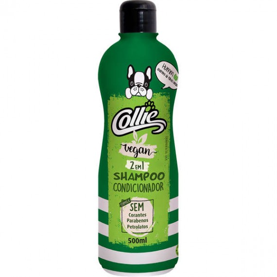 Shampoo e Condicionador 2x1 da Collie para Cães e Gatos