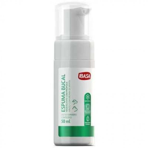 Espuma Bucal da Ibasa para Cães e Gatos - 50 ml