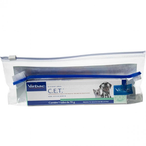 CET Kit de Higiene Oral da Virbac para Cães e Gatos