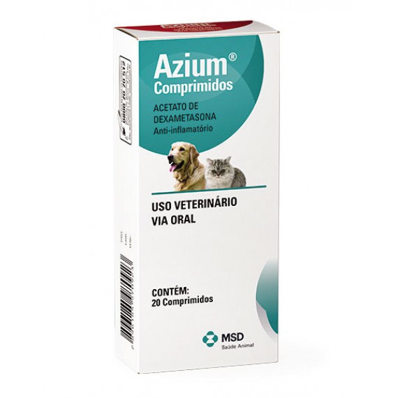 Anti-inflamatório Azium da MSD - 20 comprimidos