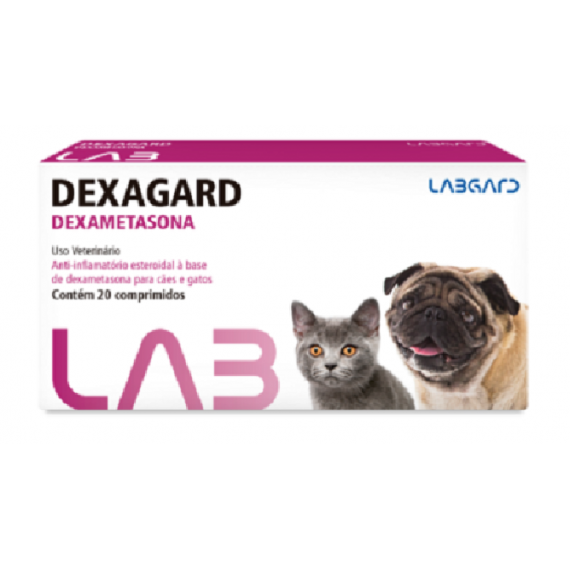 Anti-inflamatório Oral Dexagard da Labgard - 20 comprimidos