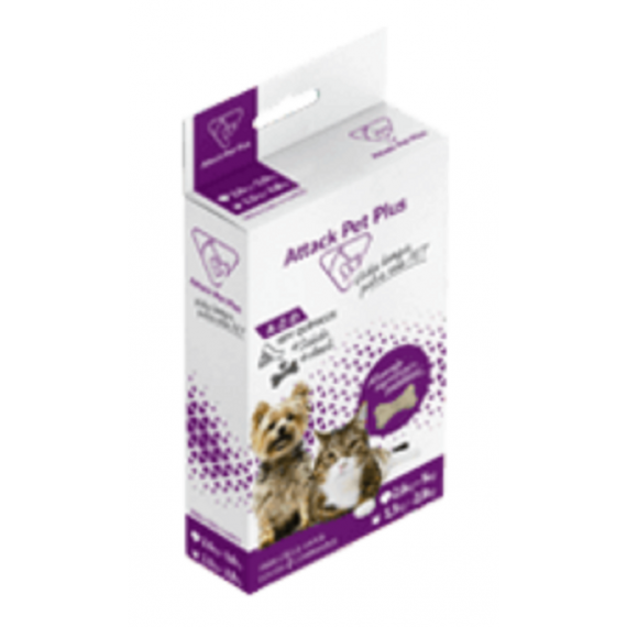 Antipulgas, carrapatos e ácaros Attack Pet Plus da Agronese para Cães de 2,6 a 5 kg e Gatos de 1,5 a 2,8 Kg - 2 Comprimidos